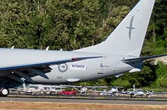 RNZAF P-8A Poseidon first flight out of Boeing Field in the USA.